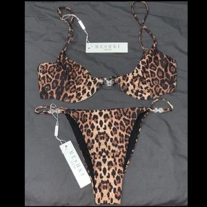 Meshki Miami Swim Campaign 2-Piece SWIM SUIT.